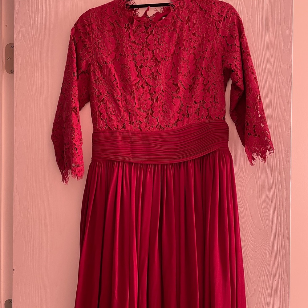 Burgandy dress